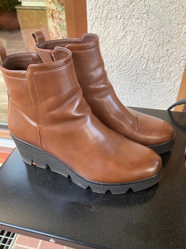 Cognac braun stiefeletten - cognac,