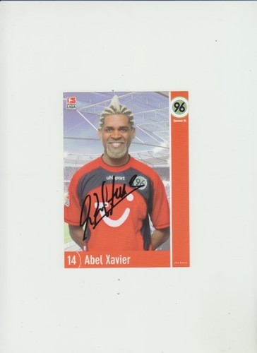 Autogrammkarte abel xavier - autogrammkarte,