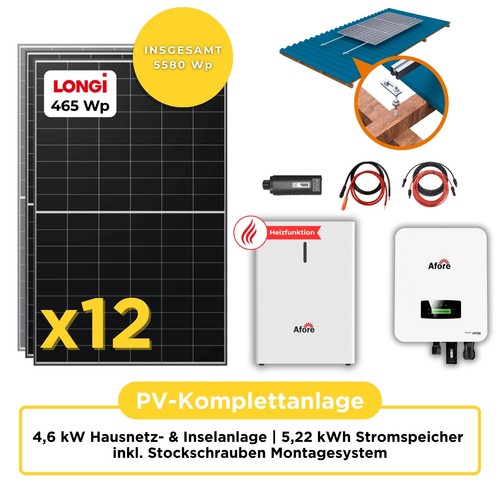 Pv komplettanlage mit - 4,6, pv-komplettanlage