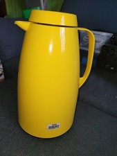 Emsa Thermoskanne, in der Sonderfarbe gelb, Sehr Gepflegter Zustand, ein Liter