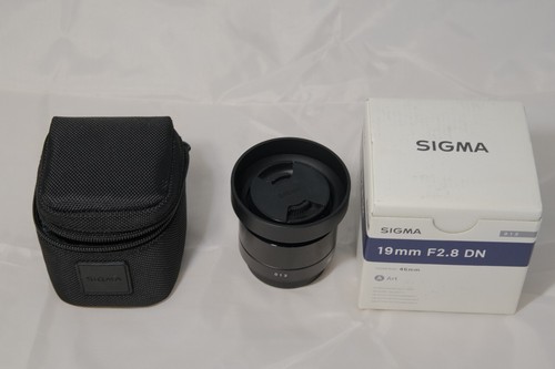 Sigma 19mm art - sigma, f2.8