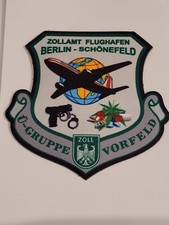 ZOLL ZOLLAMT FLUGHAFEN BERLIN-SCHÖNEFELD ÜBERWACHUNGSGRUPPE VORFELD PATCH KLETT