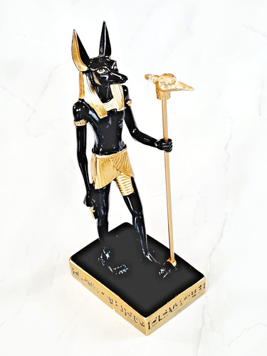ägyptische anubis statue harz - anubis,