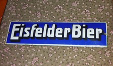 altes Emailschild Eisfelder