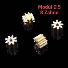 Zahnrad Modul 0,5 Stirnrad 8