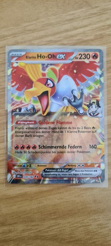 Pokemon karte klarins ex - karte, ho-oh