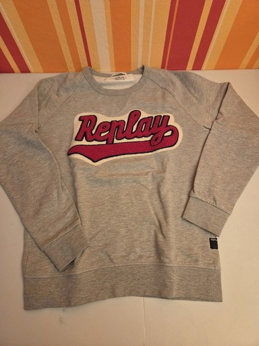 Replay pullover sweatshirt - replay,