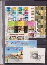 Niederlande  45 Blöcke aus Jahren 2000er Jahren  auf 8 Seiten , Gestempeltt(A5