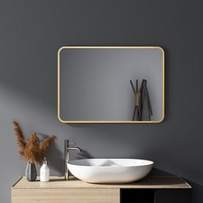 Badezimmerspiegel Metallrahmen