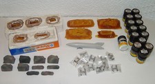 Wehrmachts Airbrush Zubehör Formen, Farben, V2 u. V2 Aufleger aus Hobbyauflösung