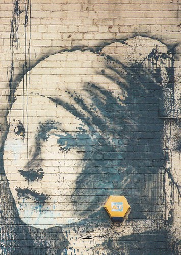 Postkarte street art - street,