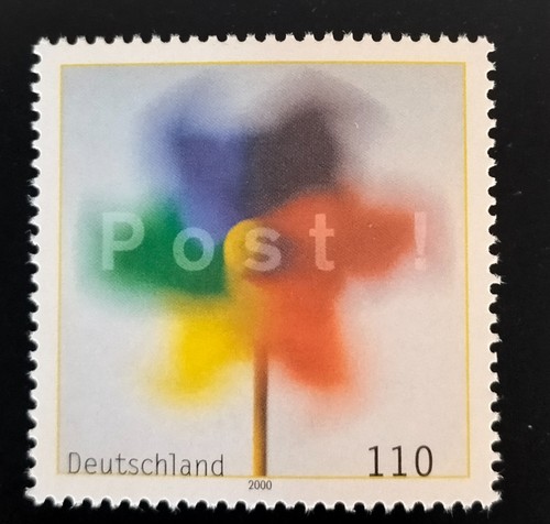 Briefmarke post windrad - ,