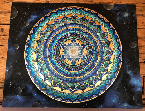 Leinwand bild mandala - bild, 80x100