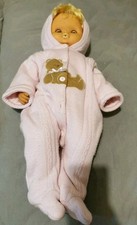 Puppe Groß mit Haare Blond Babypuppe Kinderpuppe Spielzeug Sammlerpuppe