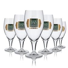 6x DAB Glas 0,3l Pokalglas Biertulpe Dortmunder Aktien Brauerei Gläser Set