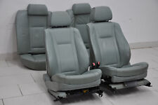Sitz Rücksitz BMW 7er E65 E66 Sitzheizung vorne Sitzbank Leder Nasca Stone Green