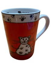 Könitz Tasse Katze Orange