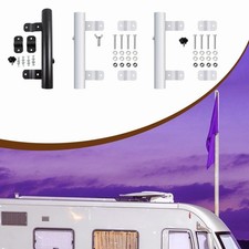 Wohnmobil Leiter Fahnenmasthalter Fahnenhalterung für LKW Anhänger außen