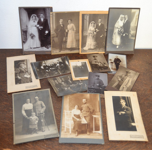 Konvolut kabinettfotos cdv - konvolut,