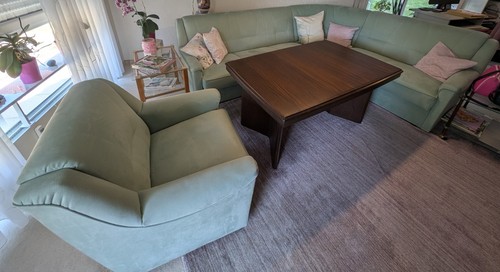 Eckcouch mit sessel - mit,