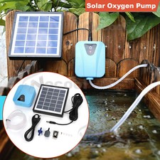 Solar Teich Sauerstoff Pumpe Luftpumpe Aquarium Wasser Oxygenator Belüfter Pumpe