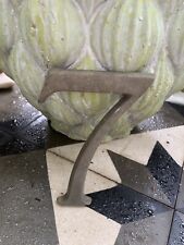 Nummer Hausnummer Messing Zahl 7