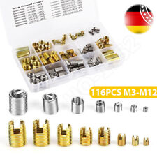 116tlg Gewinde Reparatur Helicoil Auto M3 M4 M5 M6 M8 M10 M12 Gewindeeinsät Satz