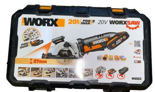 Worx wx523 akku handkreissäge - akku,