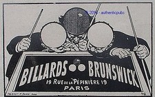 REKLAME BRAUNSCHWEIG BILLARD