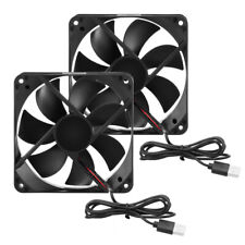 2x 12cm 5V USB Kühler Silent