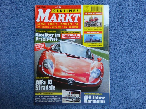 Oldtimer markt 2001 alfa - oldtimer, 7/2001