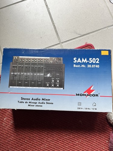 Monacor sam 502 stereo audio - stereo,