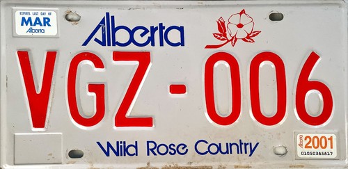 Orig nummernschild kanada kfz - orig.,