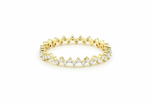 Diamant memory goldring - goldring, 56