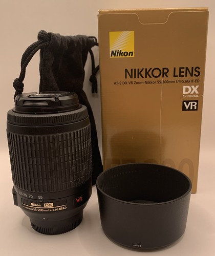 Nikon nikkor 55 200mm - af-s, dx
