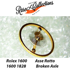 GEBRAUCHT gebrauchte Rolex 1600 1828 Balance Complete Unruh Broken Axle Hairspring OK