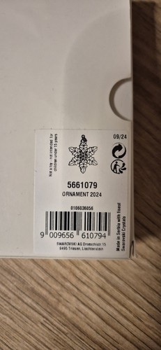Swarovski christmas ornament - swarovski,