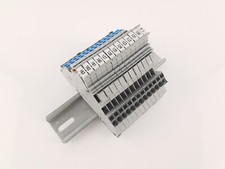 Reihenklemmen Block Durchgangsklemmen auf Hutschiene Anschlussblock