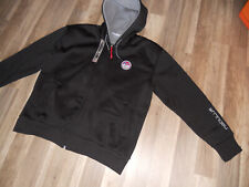 ??? Nebulus Jacke Gr. XL - XXL Hoody Teddyfell Hoodie Schwarz LOGO ???