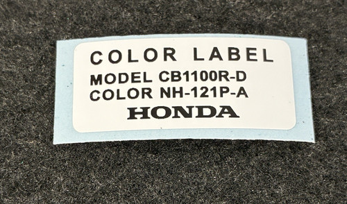 Honda cb1100r color - cb1100r, label"