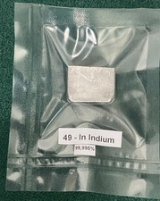 82g INDIUM Metall 99,995% 49 In metal element sample indio india rare Edelmetall