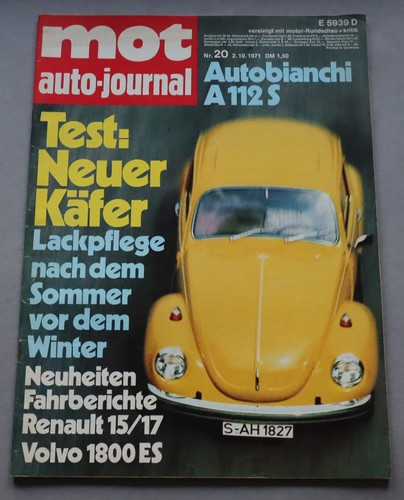 Mot 1971 käfer - mot,