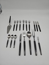 DDR Besteck Konvolut Schwarz Punkte 18 Teile