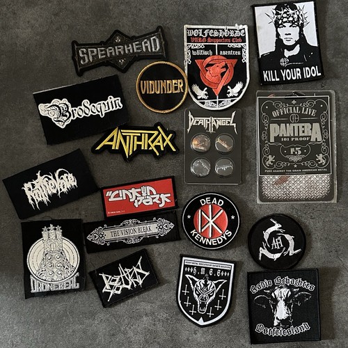 Heavy metal patches pins - heavy, patches/pins