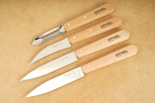 Opinel 4er küchenmesser - opinel, küchenmesser-set