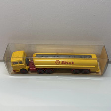 Wiking Mercedes Shell Tankzug kubische Kabine quer