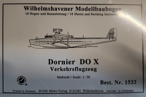 Möwe modell 1533 dornier do - 1533, "dornier