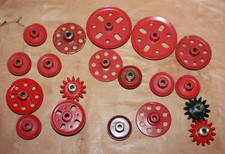 Märklin Metall Baukasten Konvolut  div  Schnurlaufräder Zahnräder