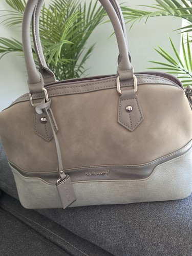 Handtasche creme beige grau - creme,
