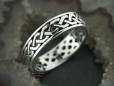 Silberring Gothic Motiv Keltischer Zopf Celtic Ring Silber 925 Zopfring